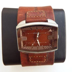Leather Strapped Good Condition Fossil Mens Time Peice Wrist Watch